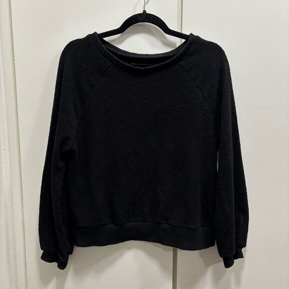Abercrombie & Fitch Sweaters - Abercrombie & Fitch Women’s Small Black Long Sleeve Cotton Blend Sweater
